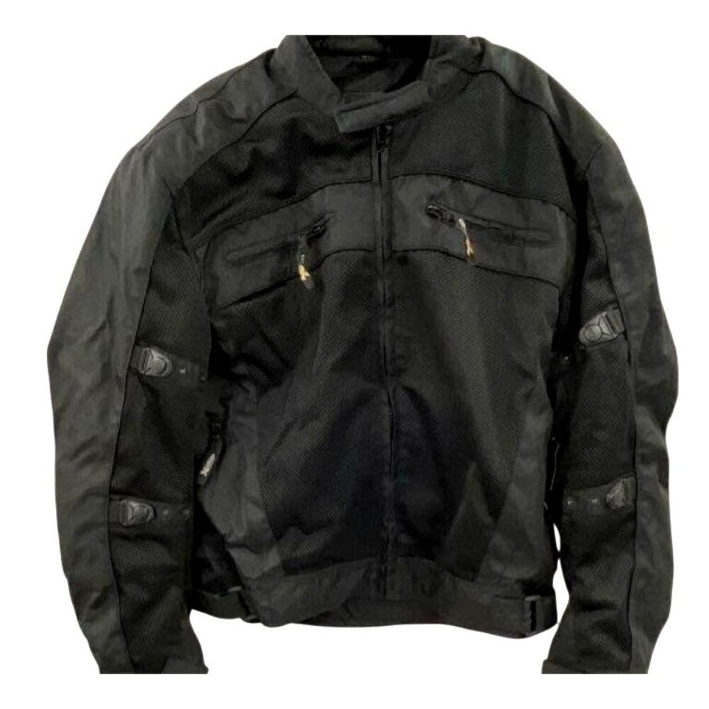 Element Motorcycle Riding Jacket 2XL Black‎ Mesh & Textile Protective Gear